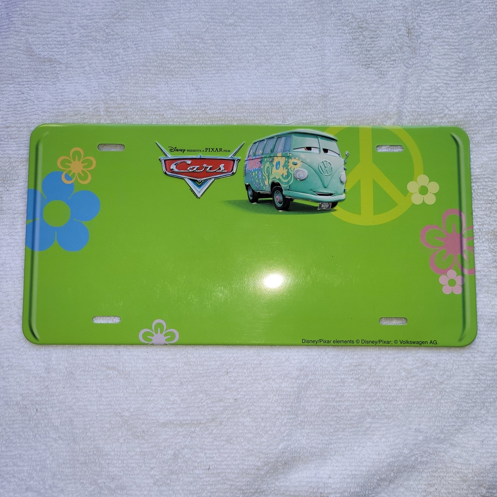 Disney Pixar Cars Fillmore License Plate • Kellogg’s Promo Collector Decor - Picture 2 of 5